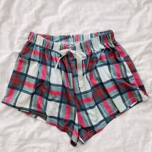 Women’s size Small Shein Red Plaid Lounge Shorts